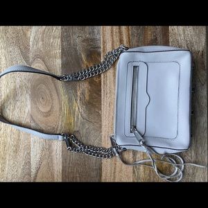 Rebecca Minkoff Avery Light Grey Crossbody